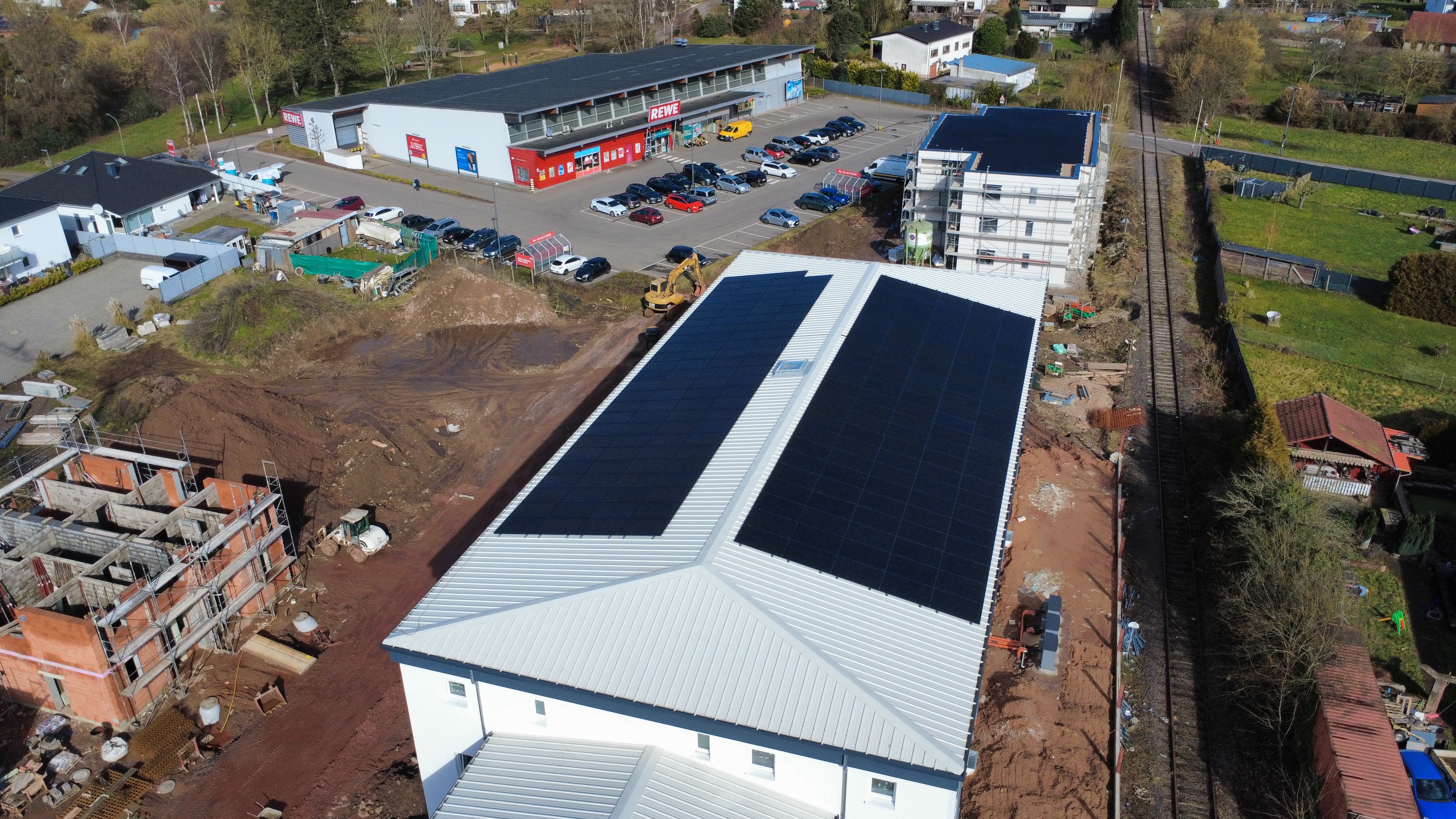 Großes Solarprojekt aus der Luft